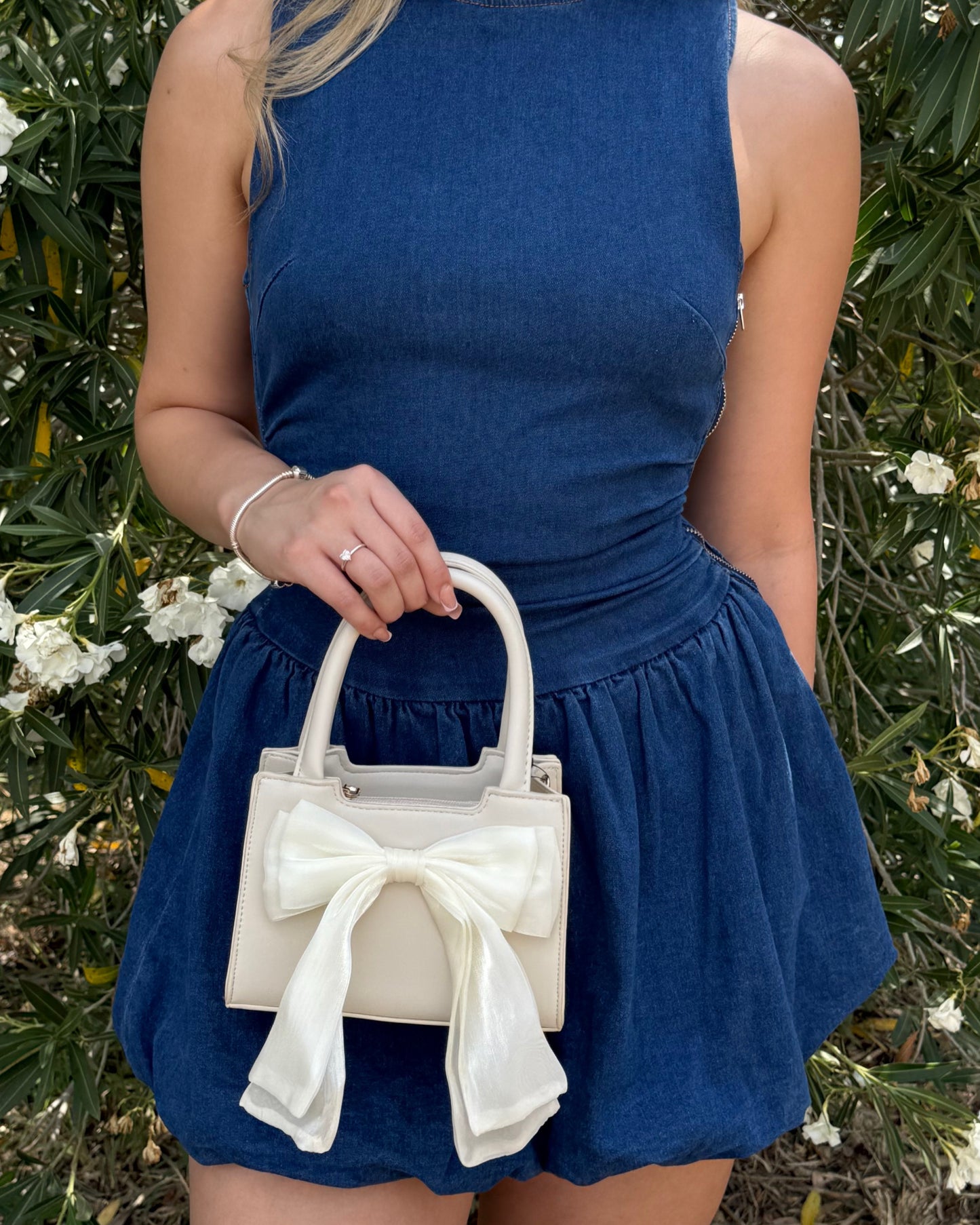 RESTOCK- Denim bubble dress