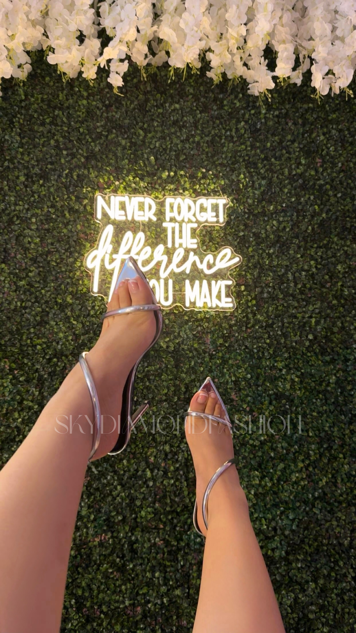 Linda stiletto silver heel