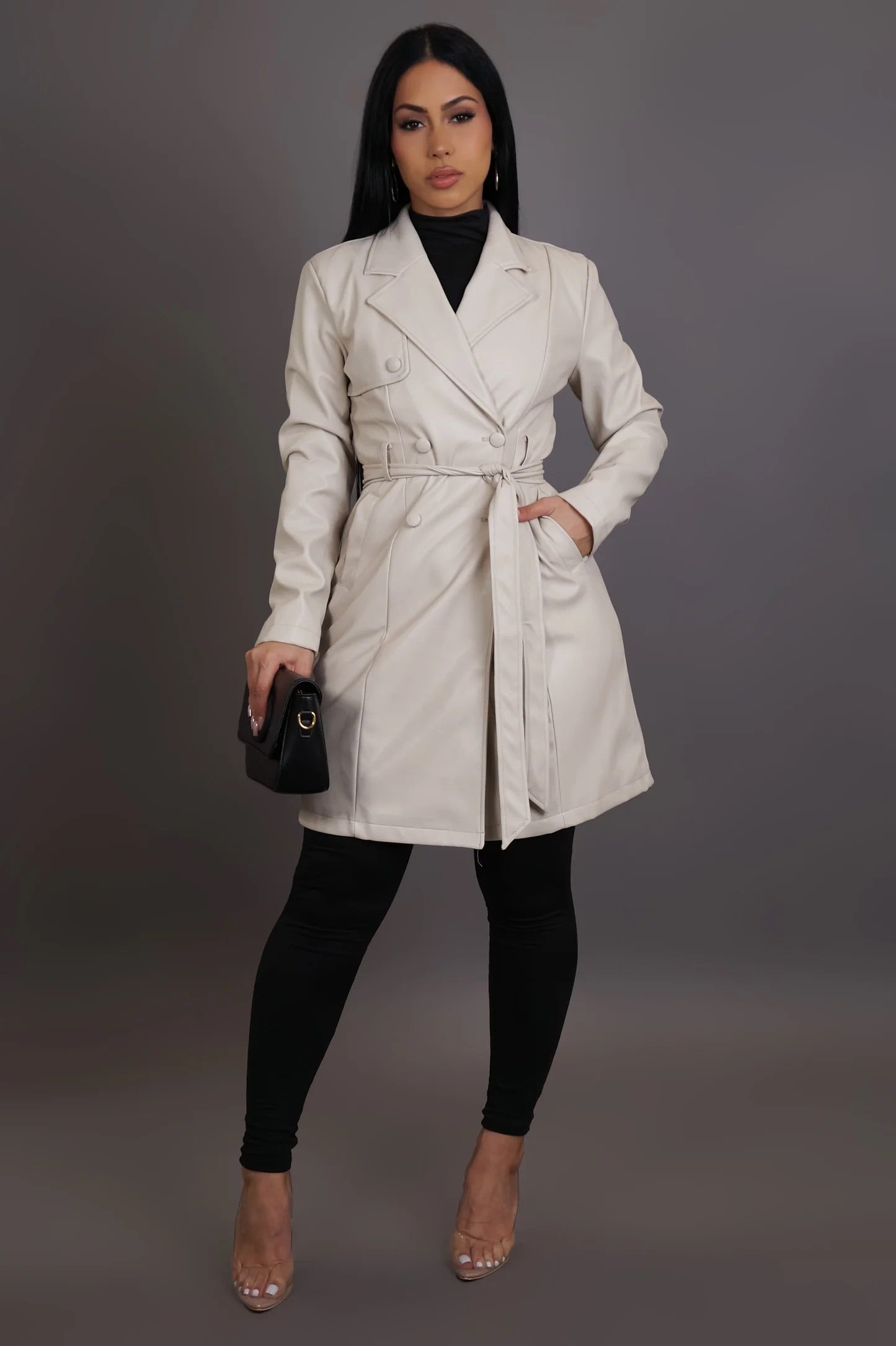 Cream coat