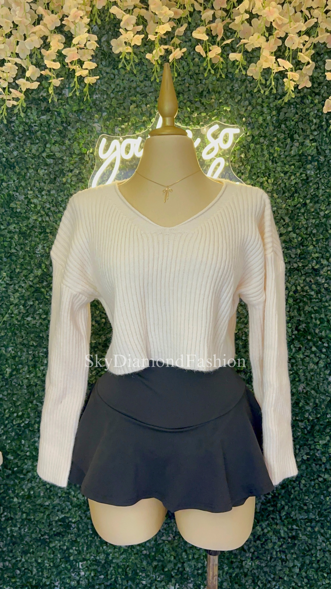 Restock!! Black skirt