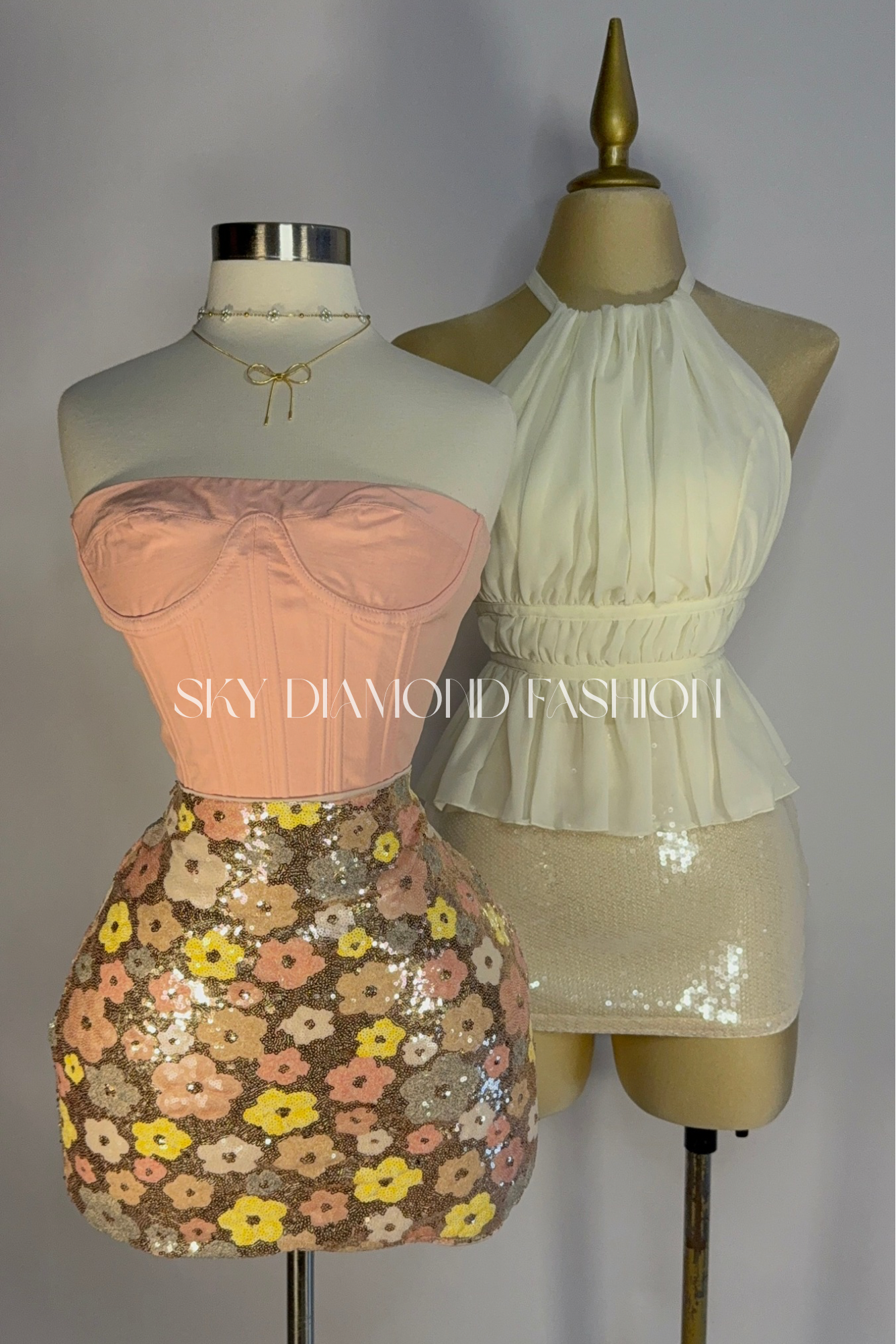 Baby pink corset