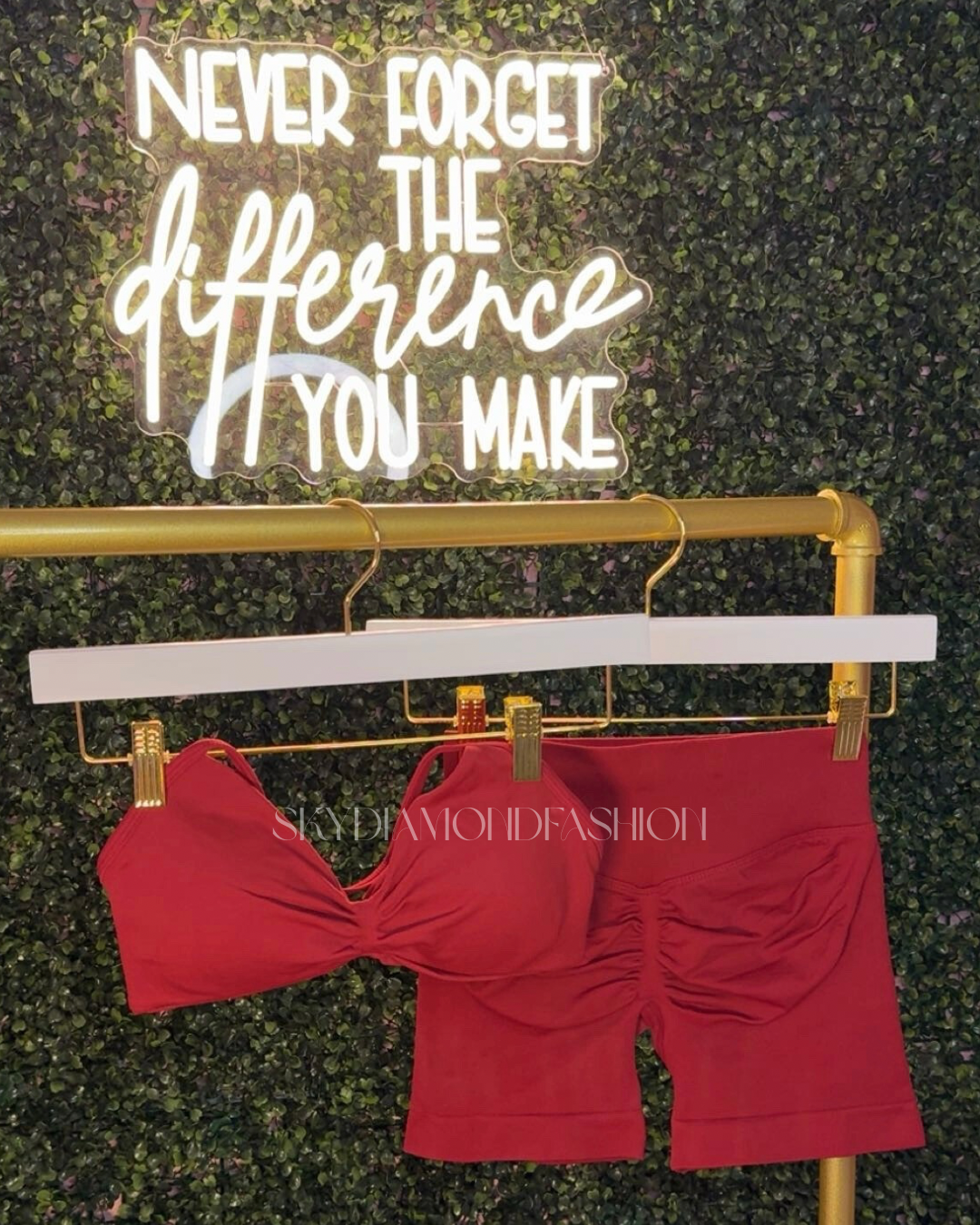 Burgundy active halter bra