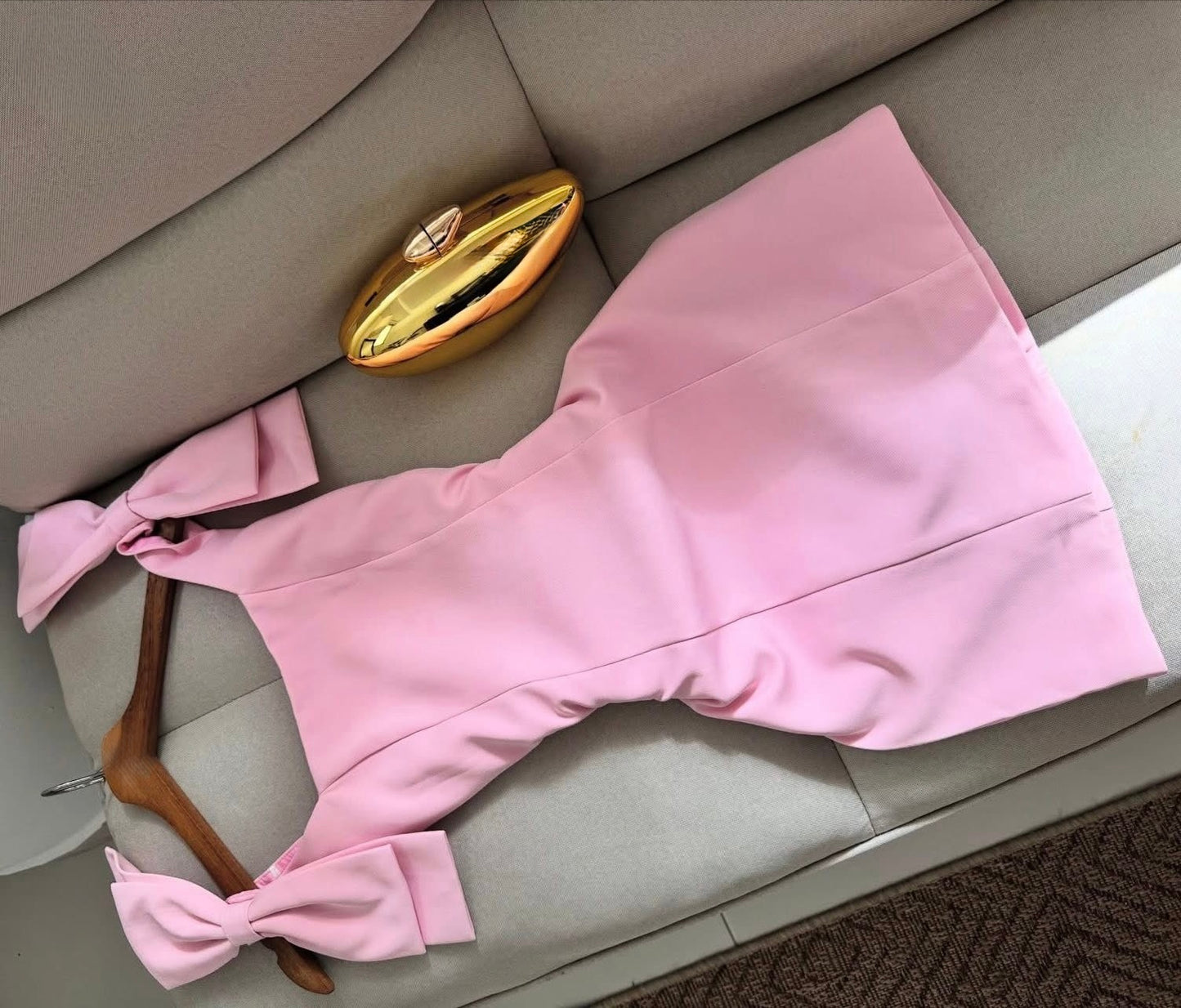 Coquette pink dress