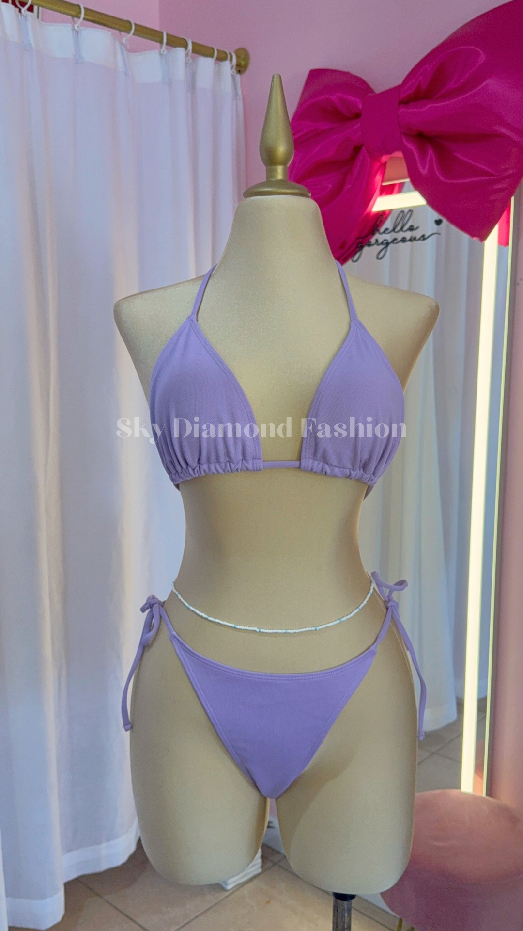 Purple bathingsuit