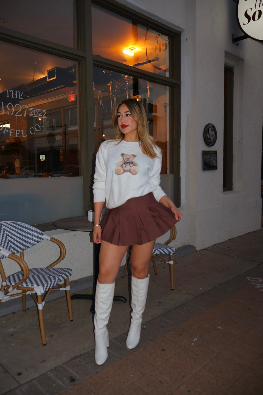 Brown skirt
