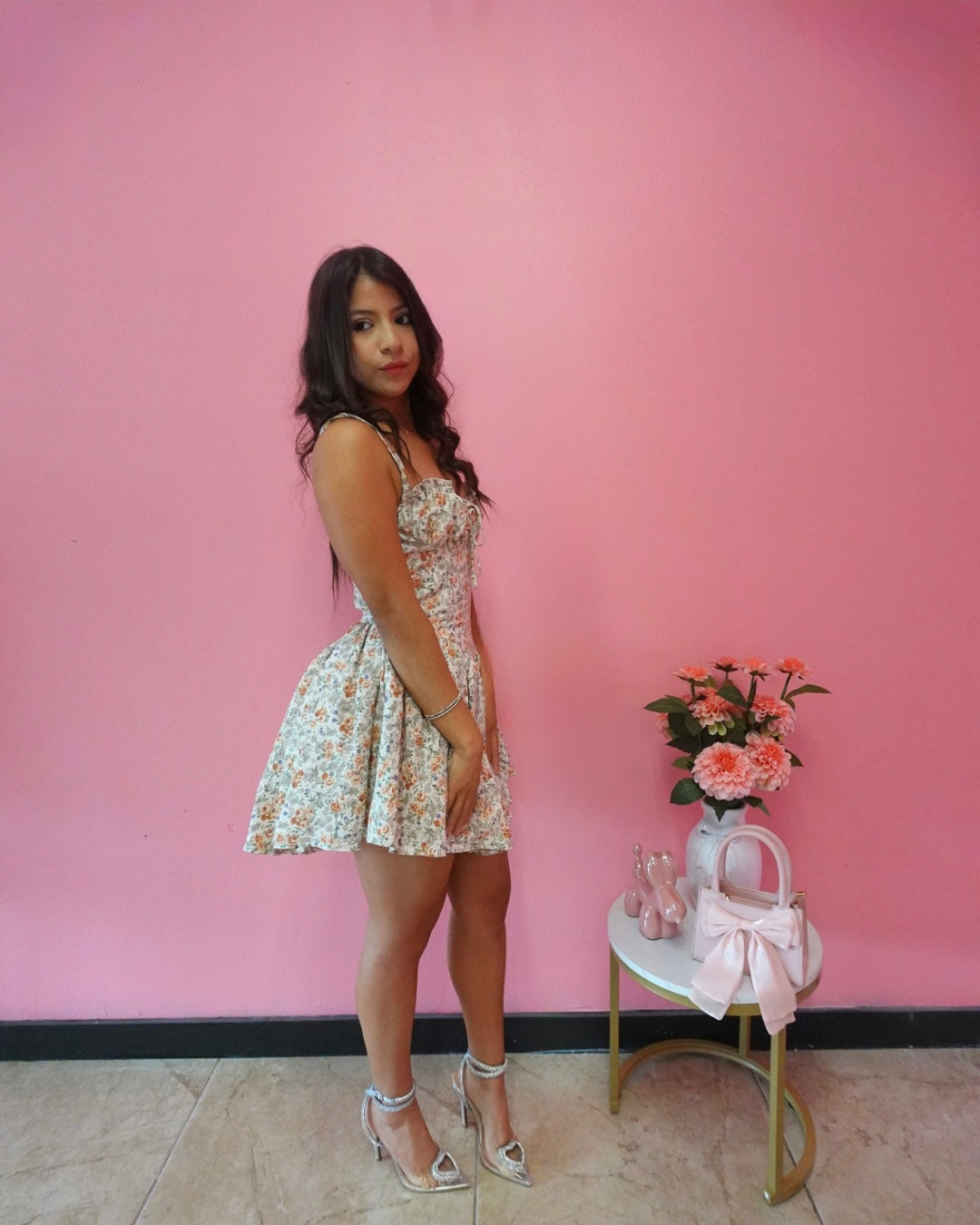 Floral vintage dress