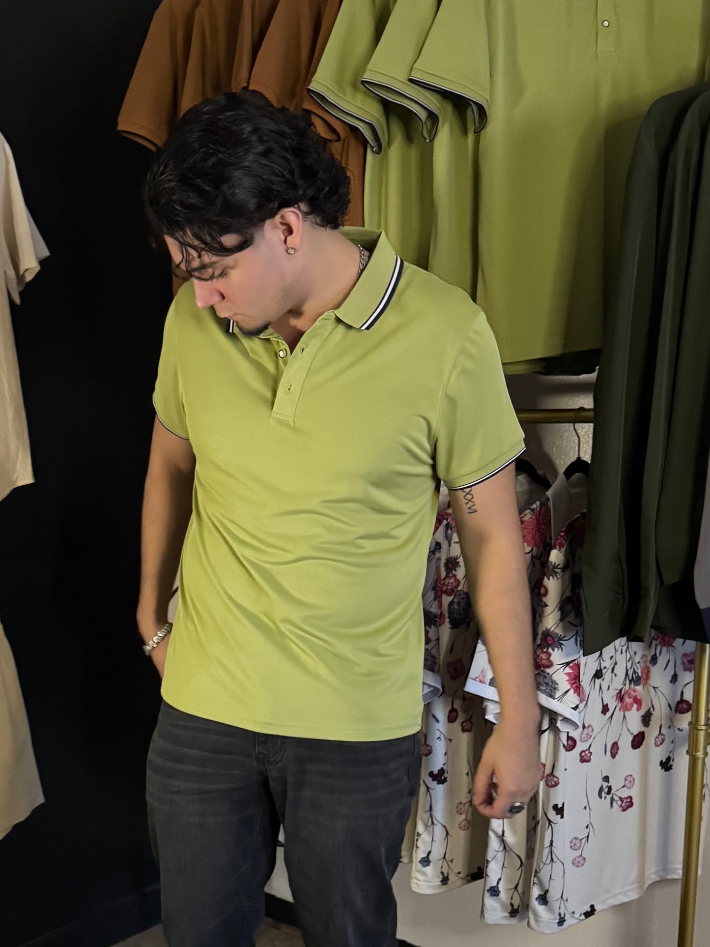 Lime Green Polo