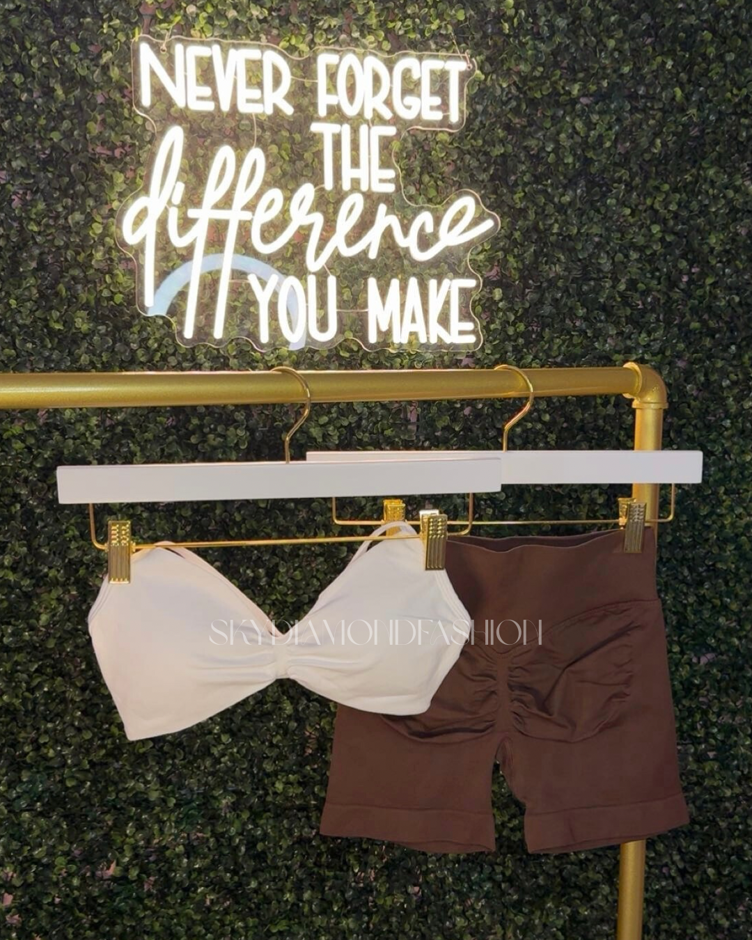 White active halter bra