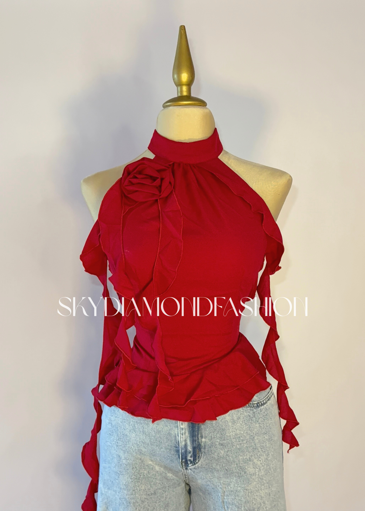 Red rose top