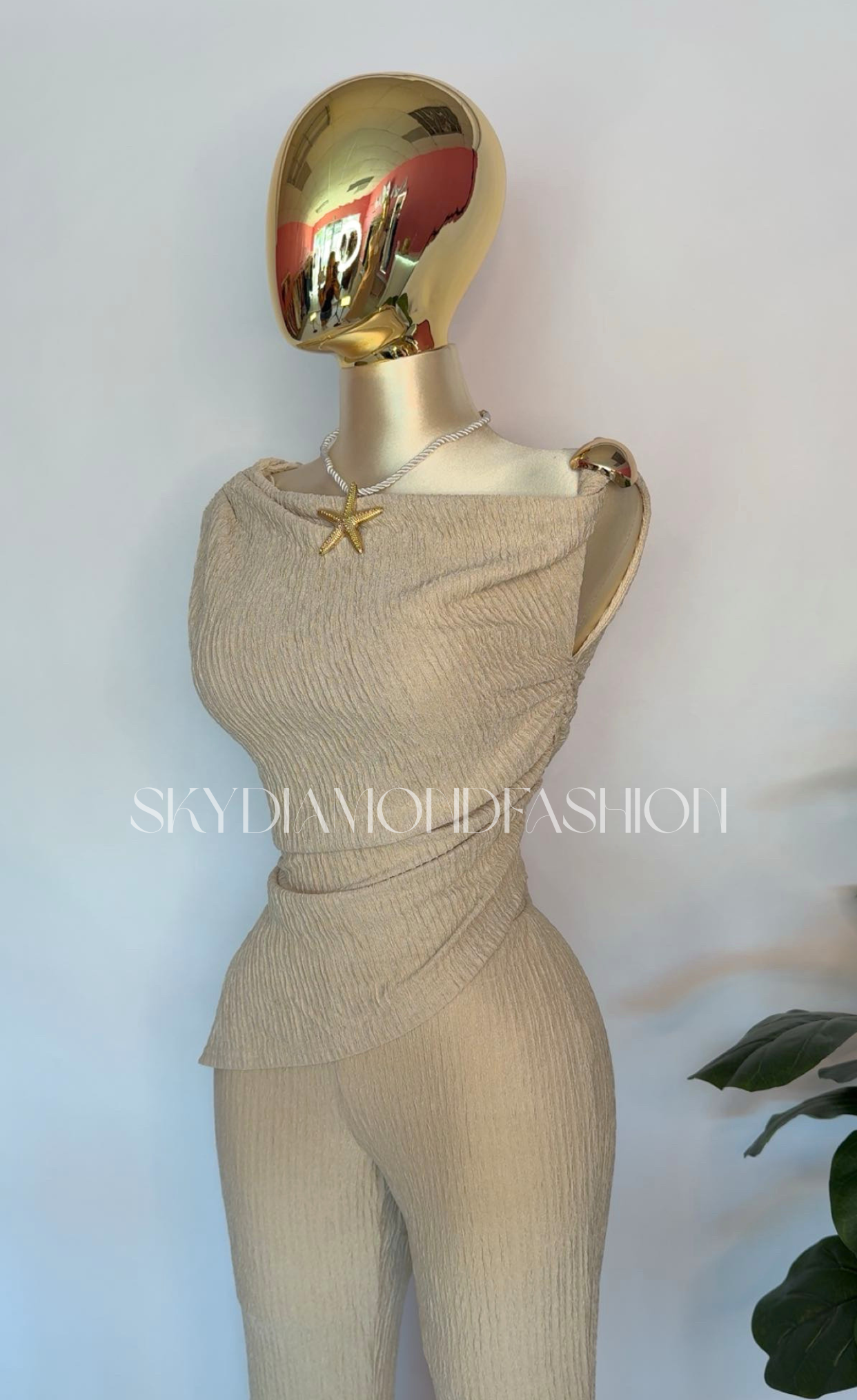 Ivory pant set