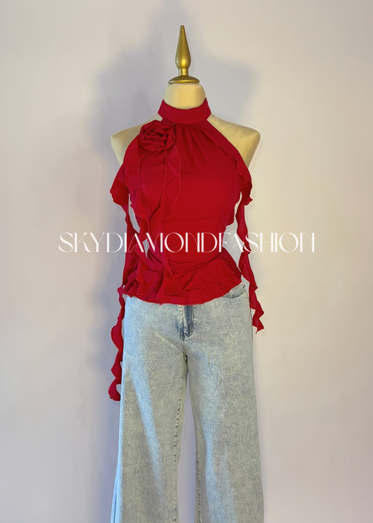 Red rose top