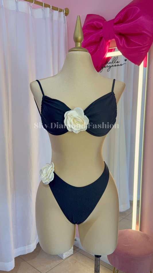 Black rose bathingsuit