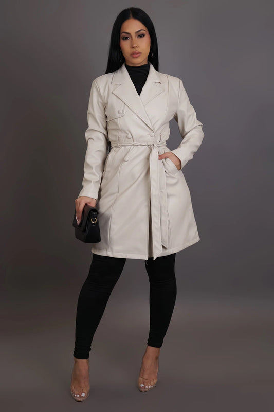Cream coat
