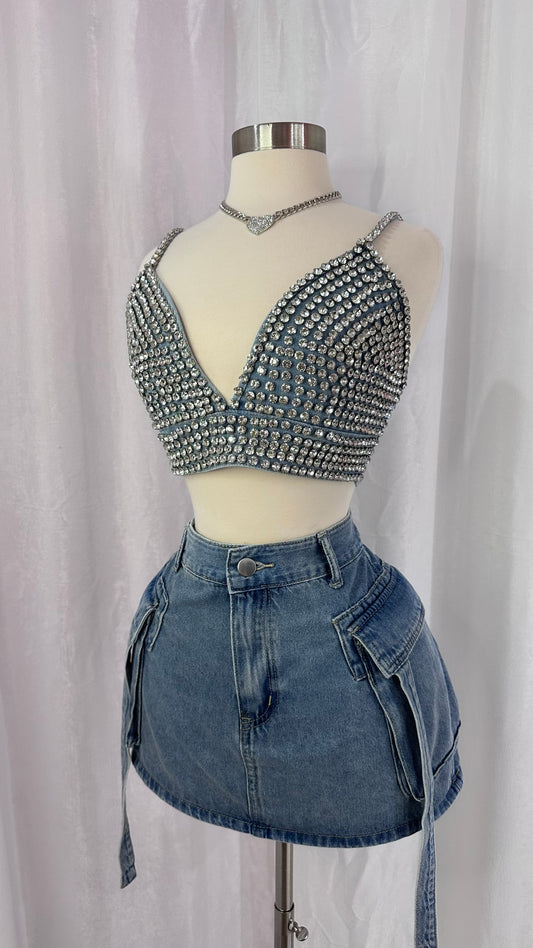 Rhinestone top