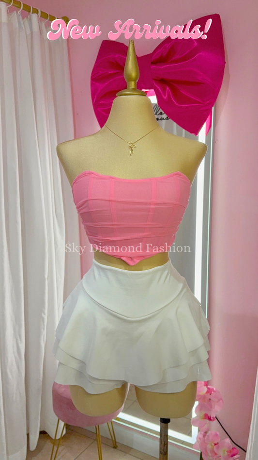 pink corset