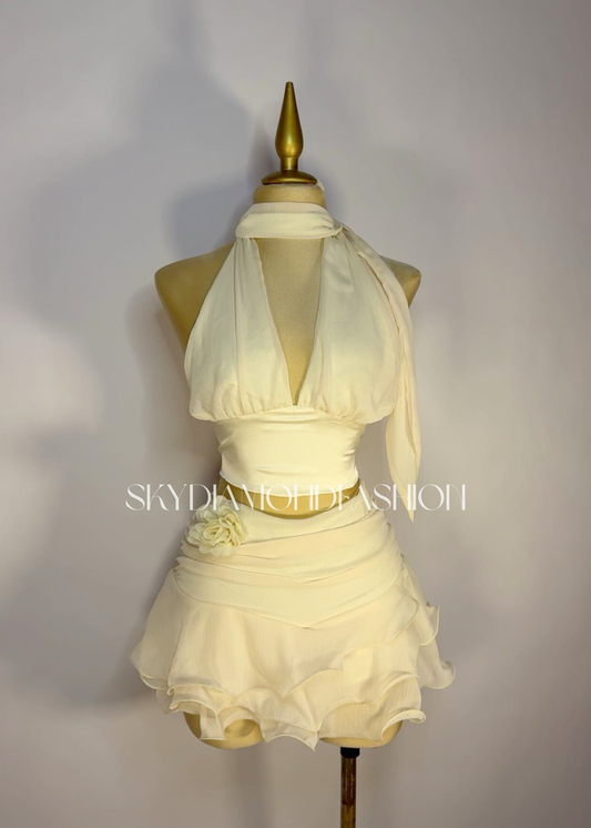 Apricot rose set