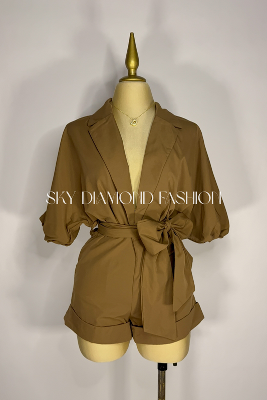 Heather brown Jumpsuit
