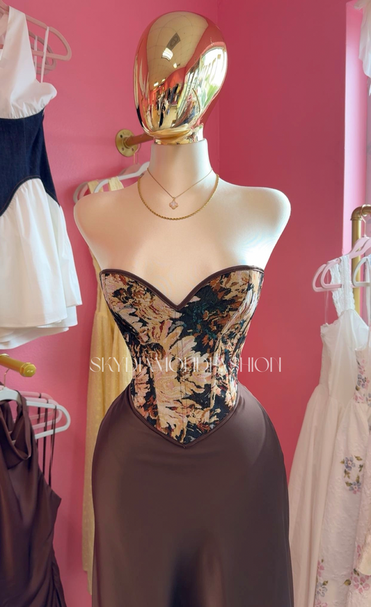 Vintage old brown corset 🥀