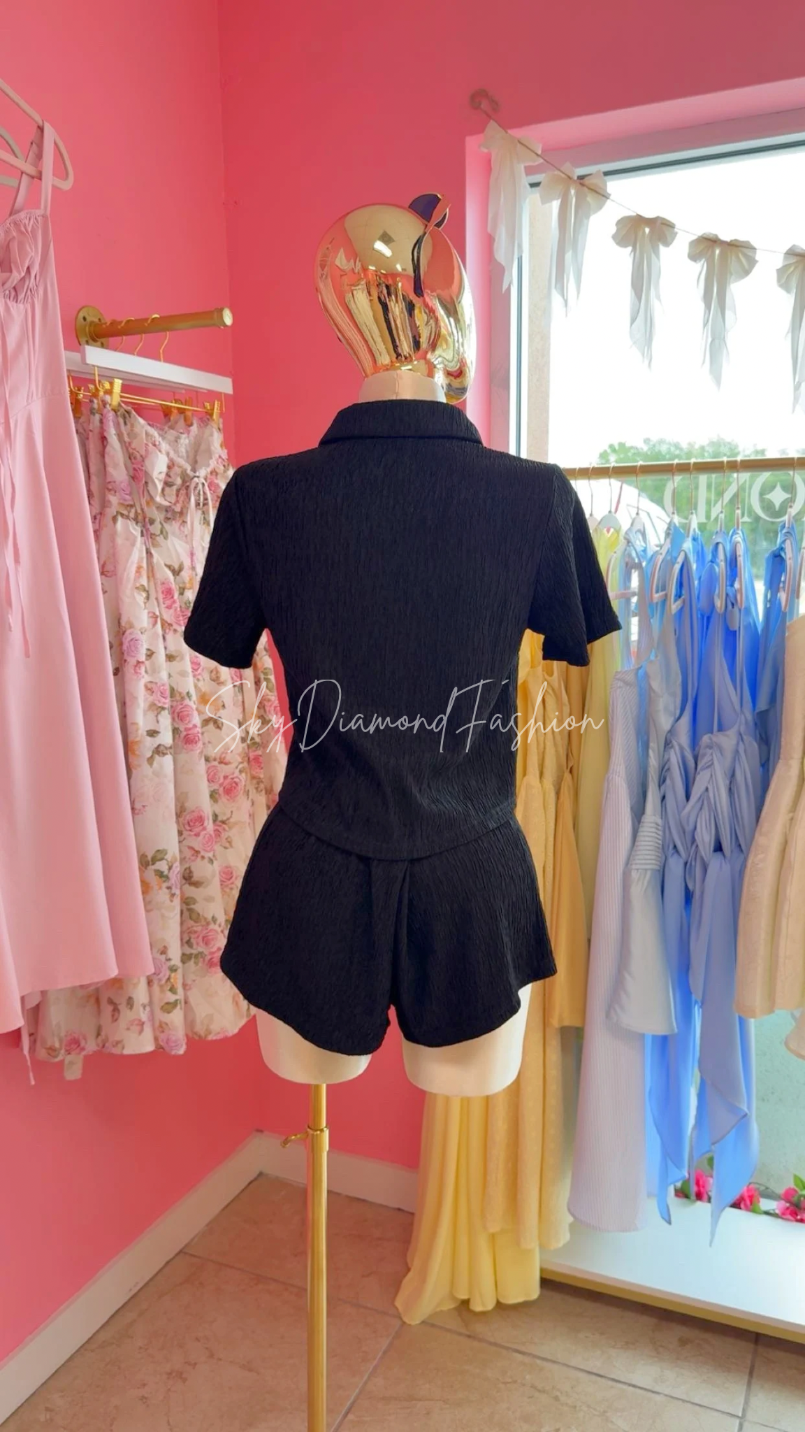 Black casual 2pc set
