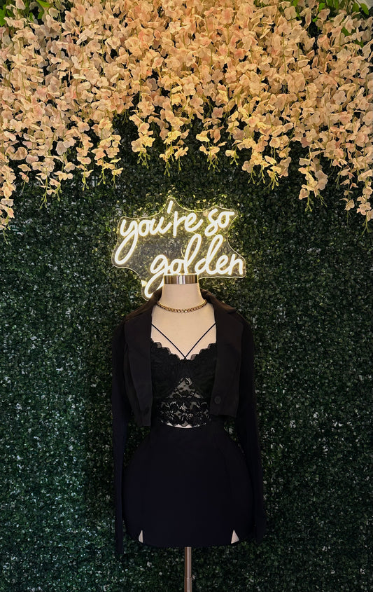 Black bralette