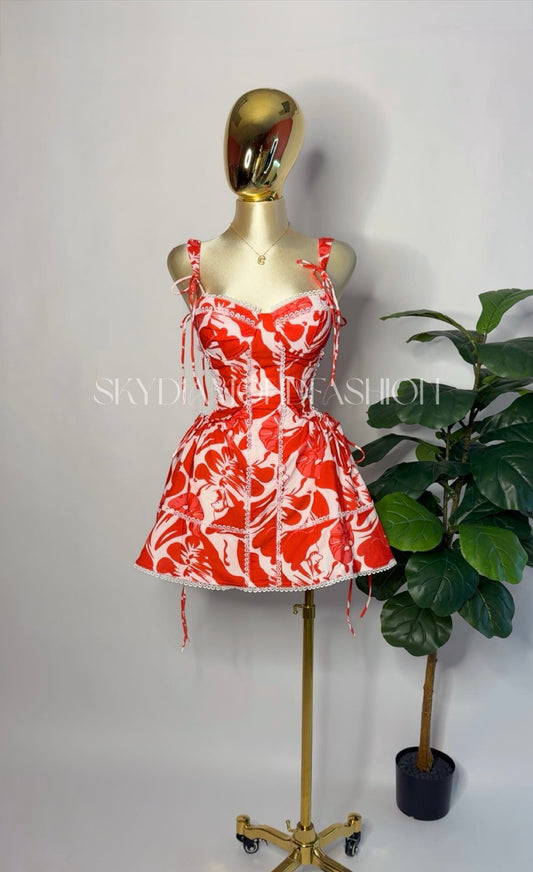 Hibiscus tropical dress🌺