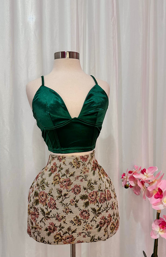 Green teal top