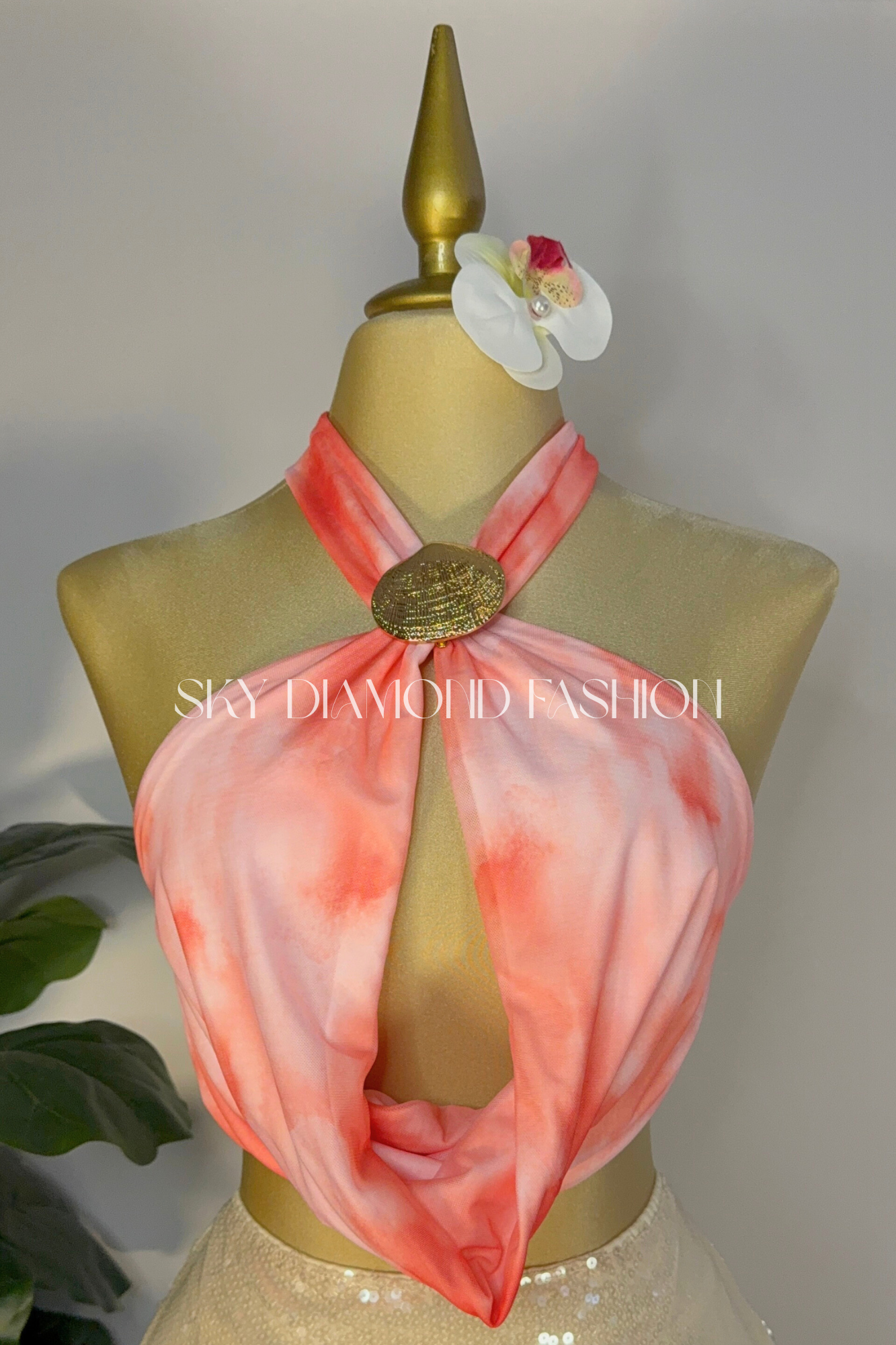 Seashell pink orange