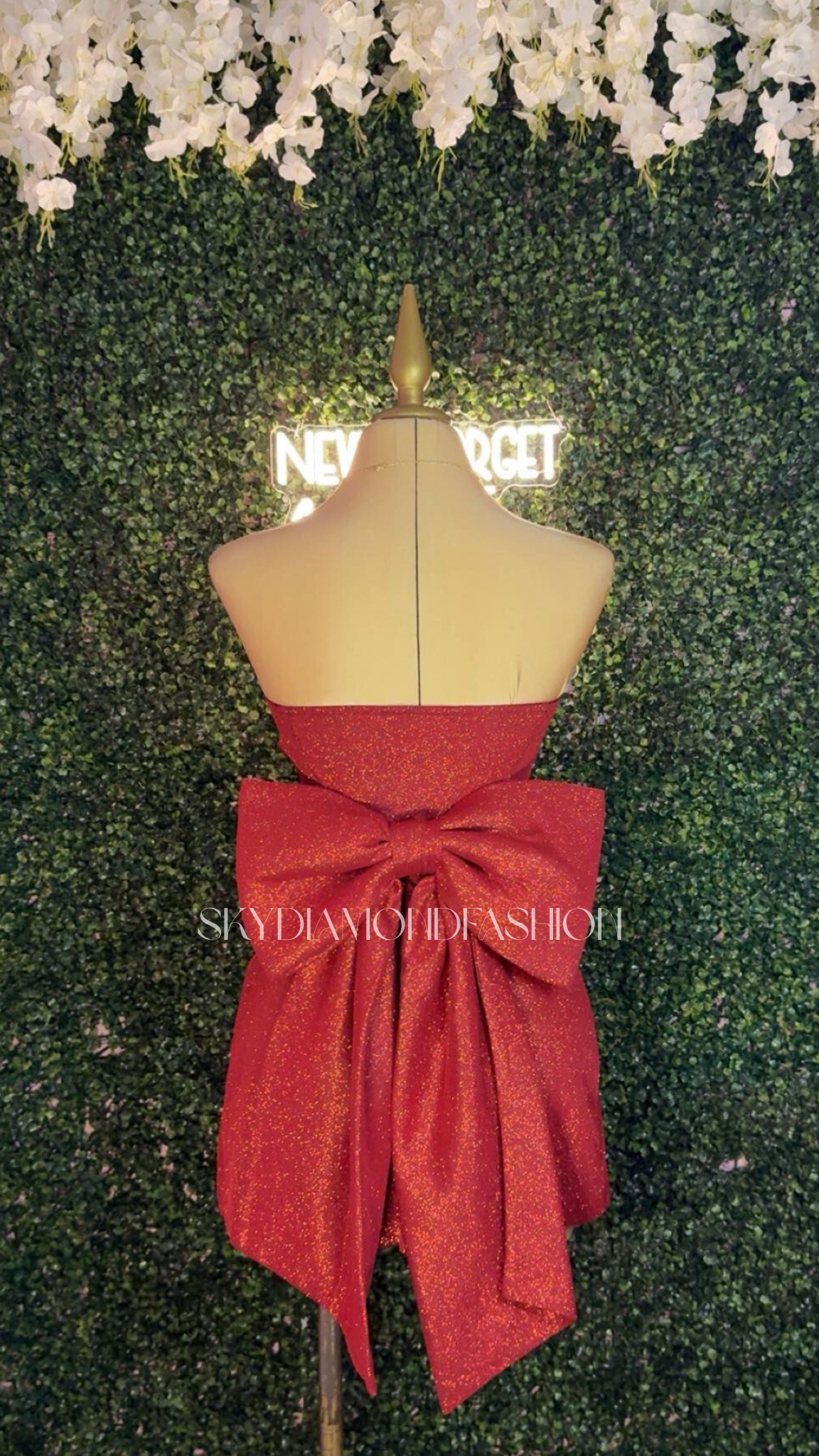 Coquette sparkling dress
