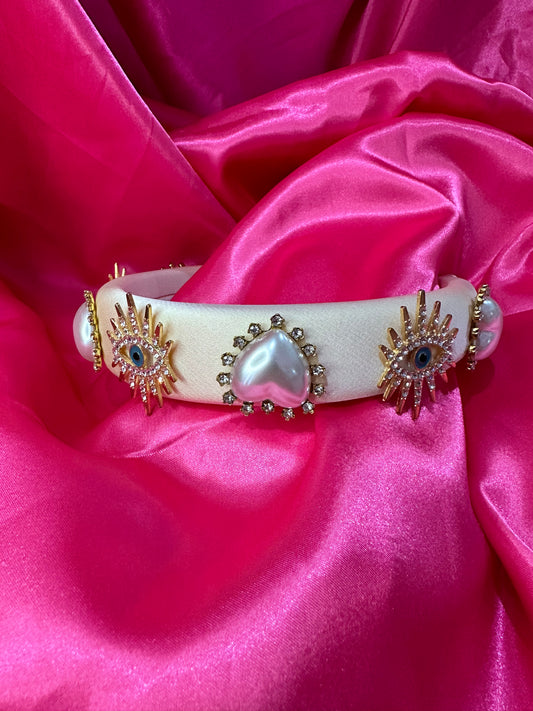 Evil eye headband