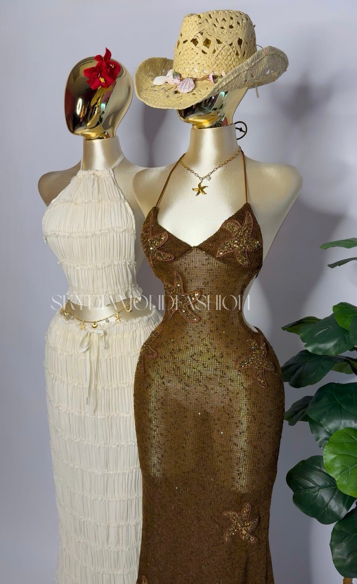 Ivory halter set