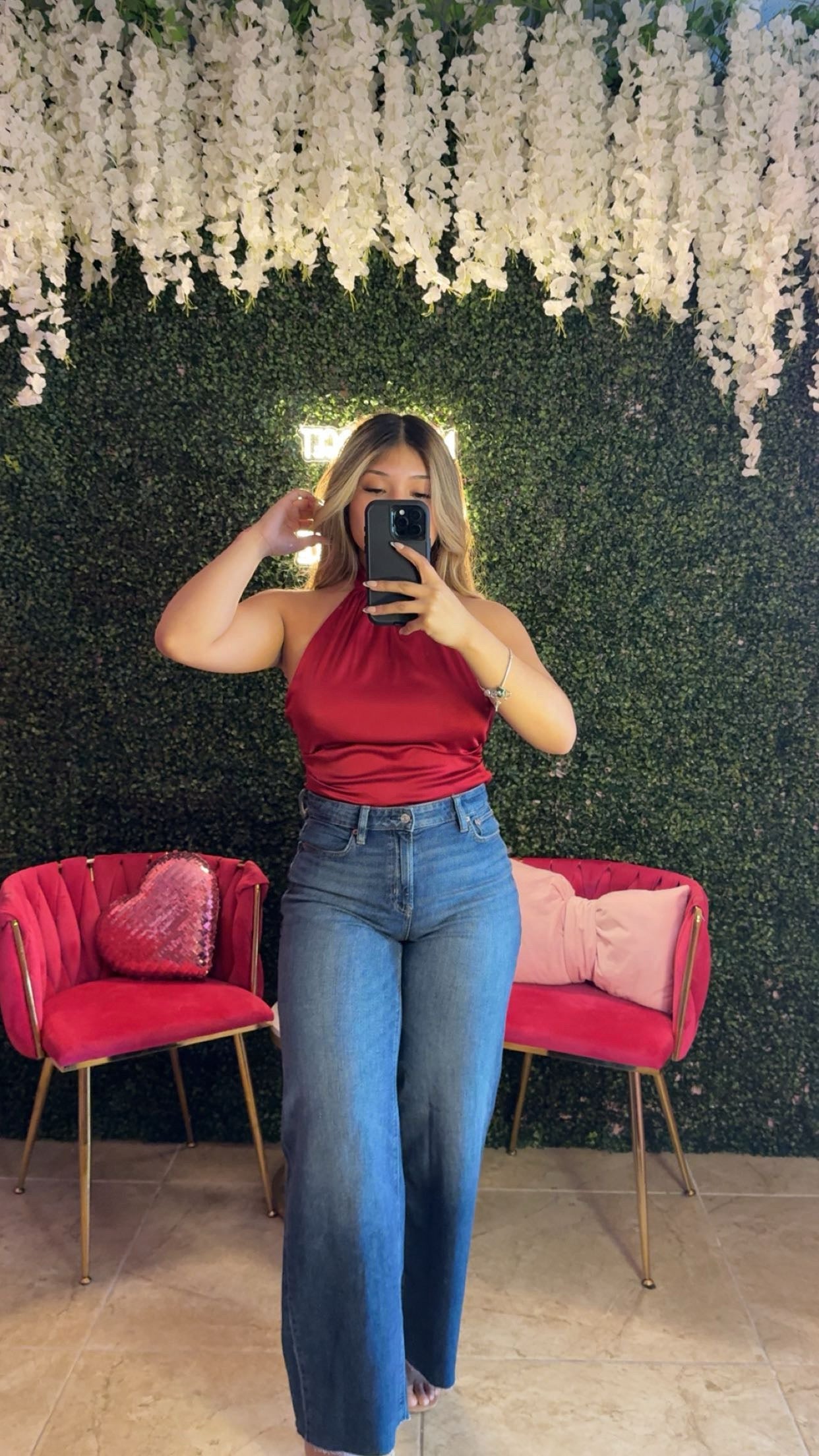 Red should tie up top