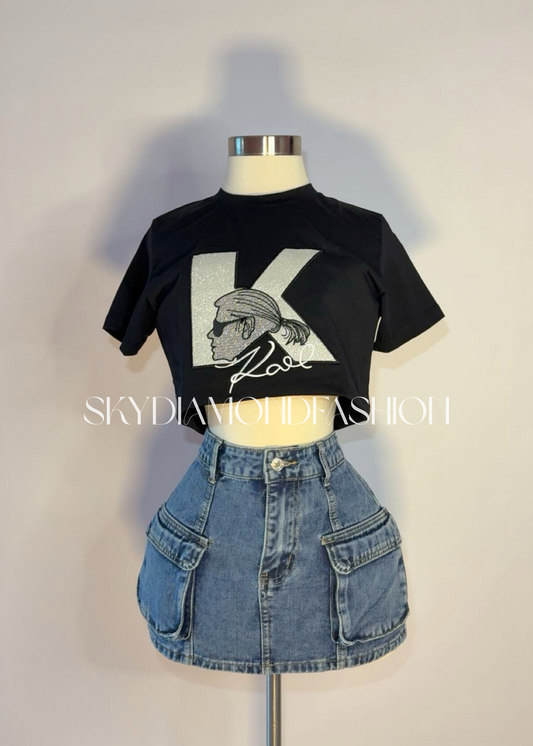 Inspired black tshirt