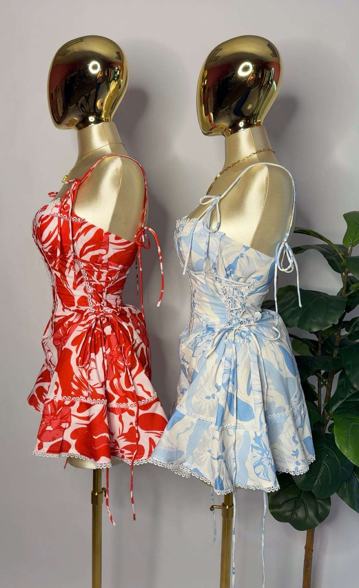 Blue lagoon tropical dress🩵