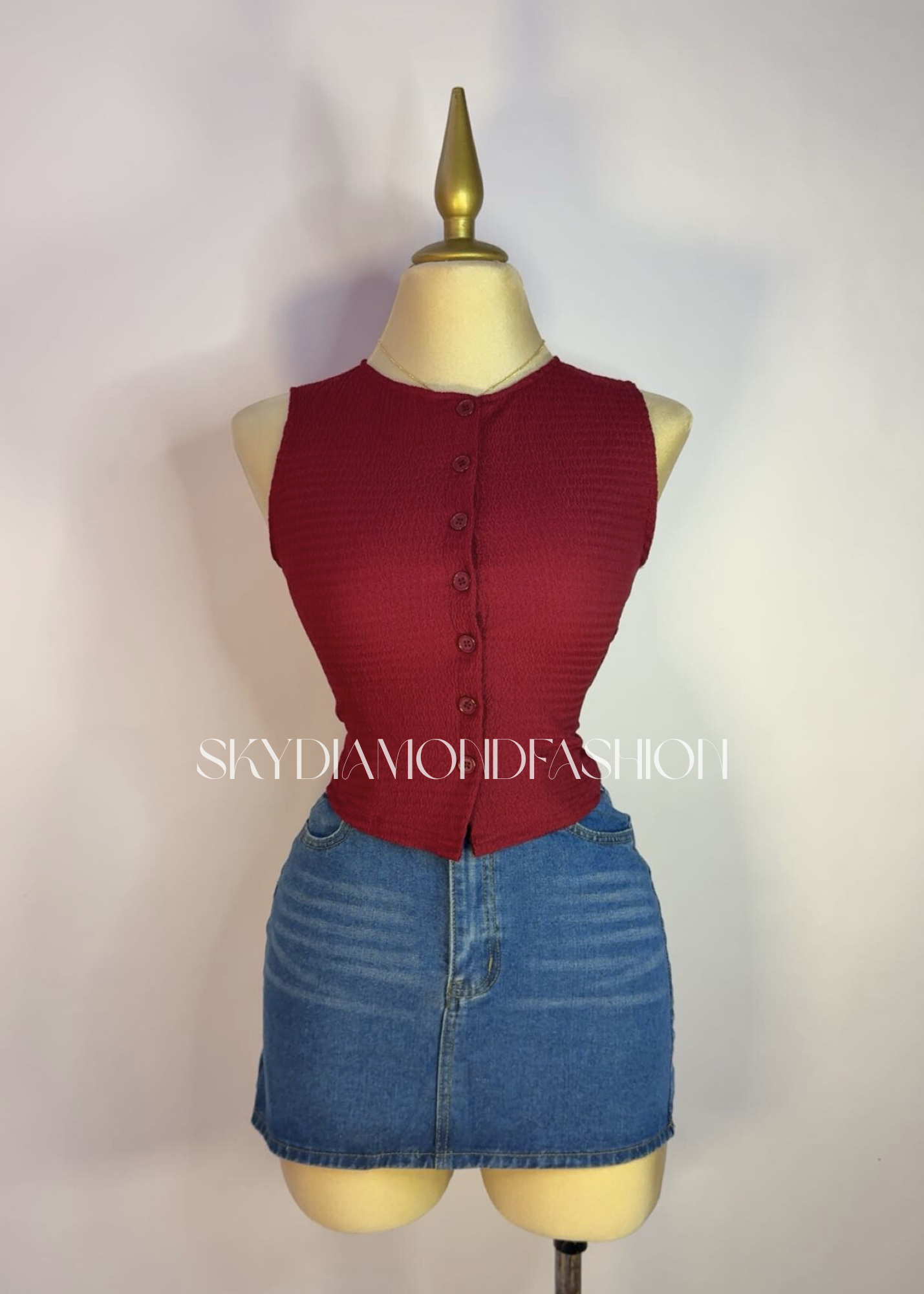 Denim skirt