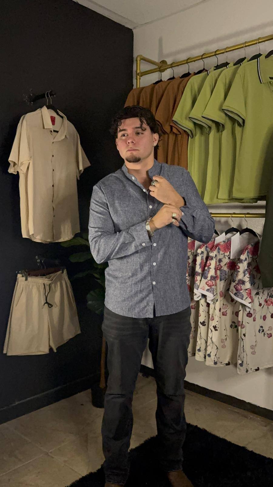 Light denim Button Shirt