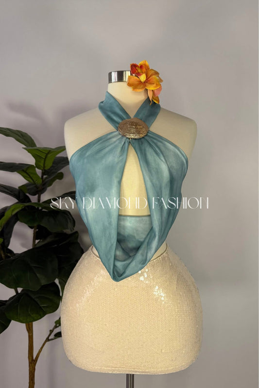 Blue seashell