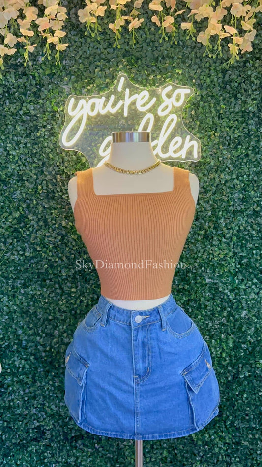 Light brown top