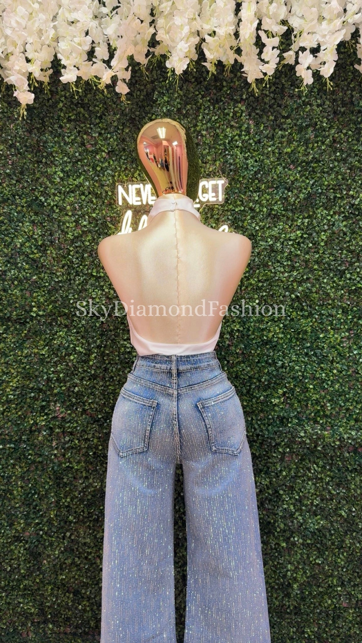 Shooting stars denim jean (light)