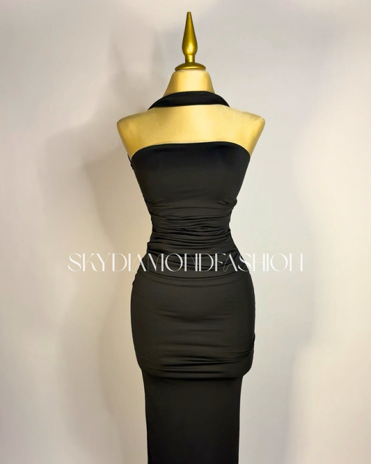 Black long dress