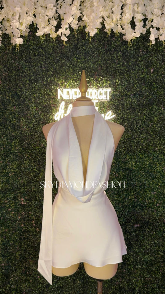Anastasia satin dress