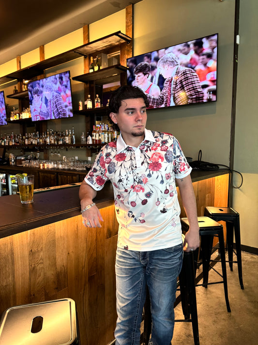 Floral Collar Shirt