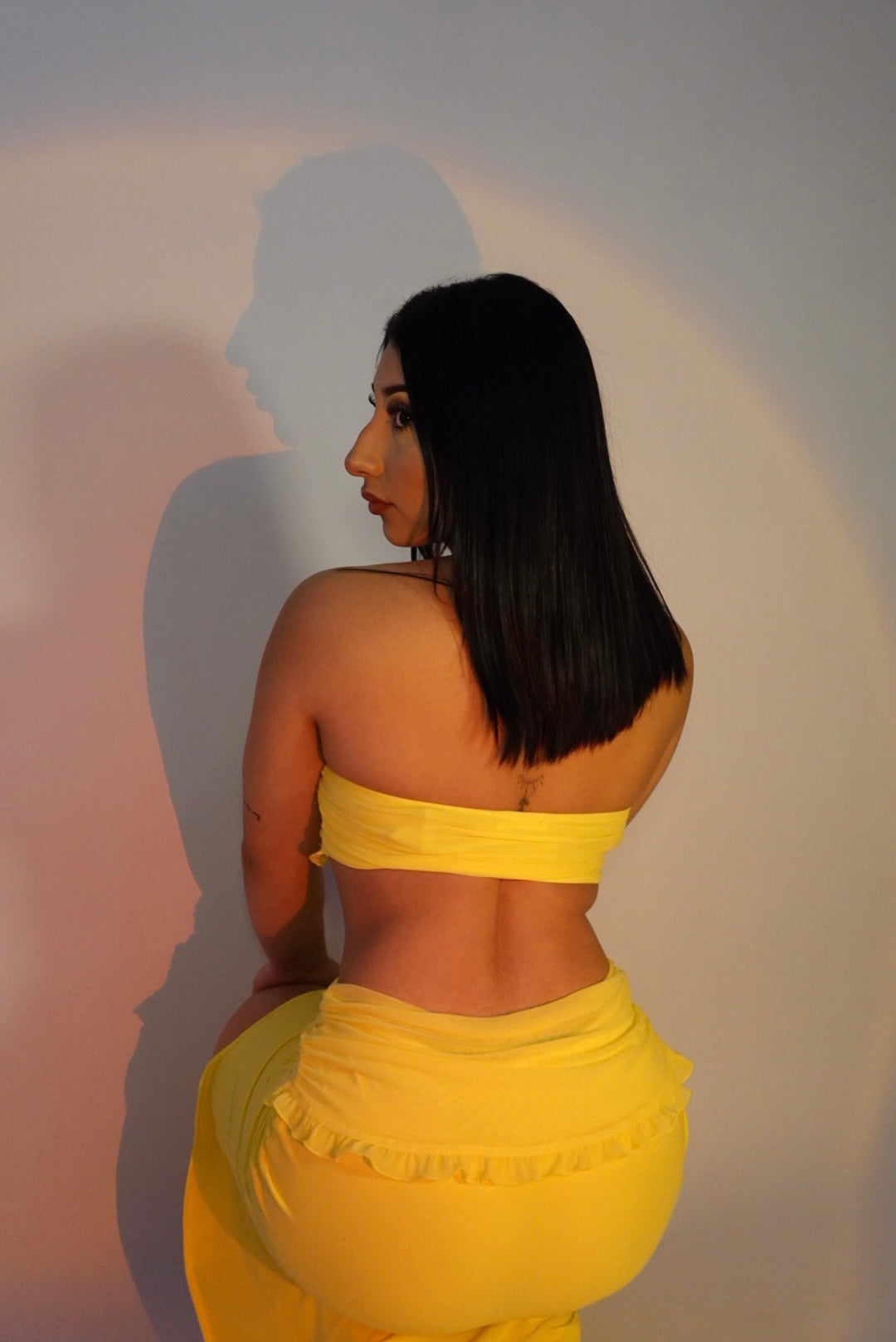 Yellow Hawaiian dress 🌺