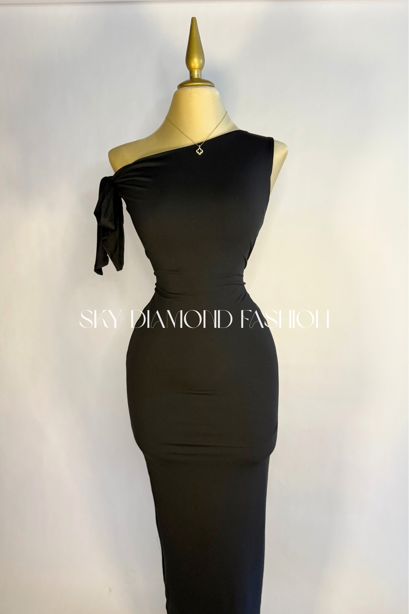 Black long dress