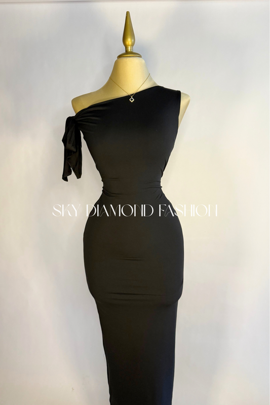 Black long dress