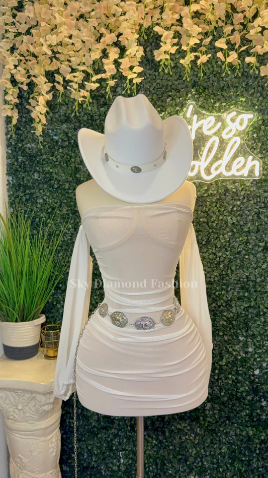 White mesh dress 🤠