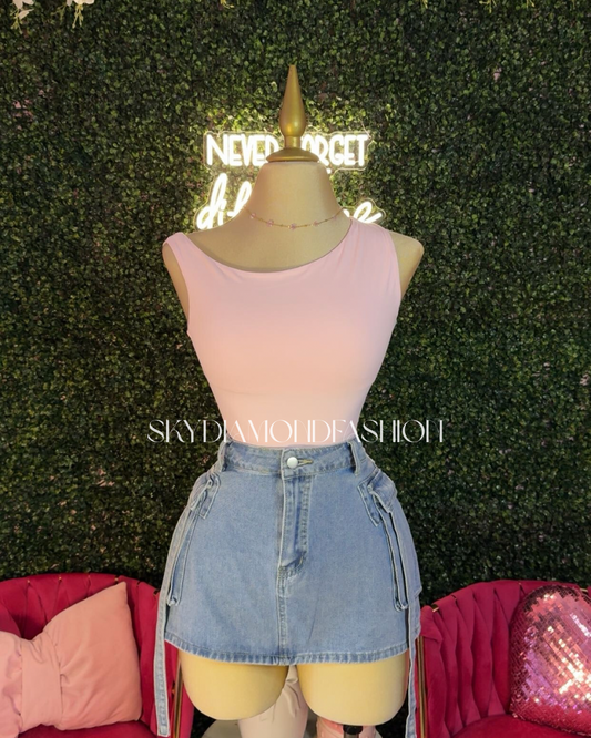 Pink Asymmetrical top