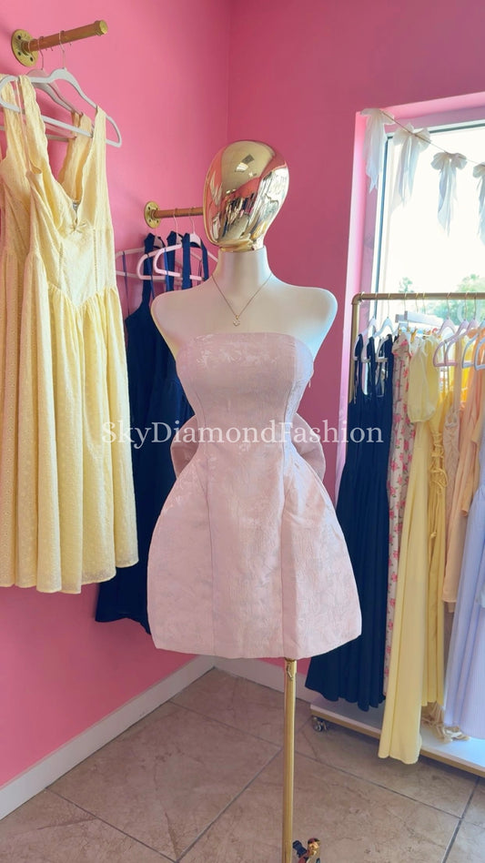 Baby pink coquette dress