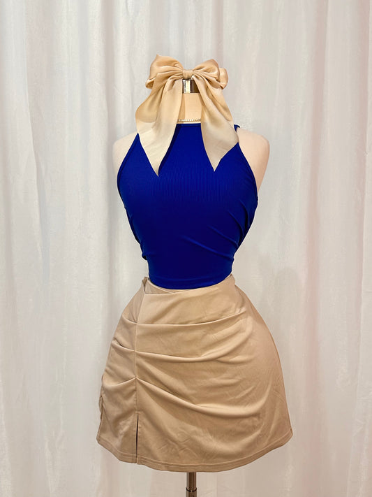 Blue casual top