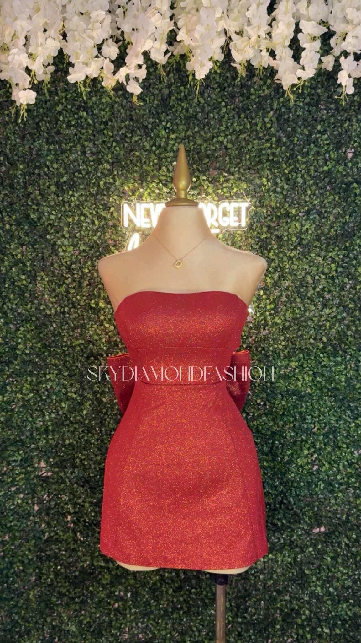 Coquette sparkling dress