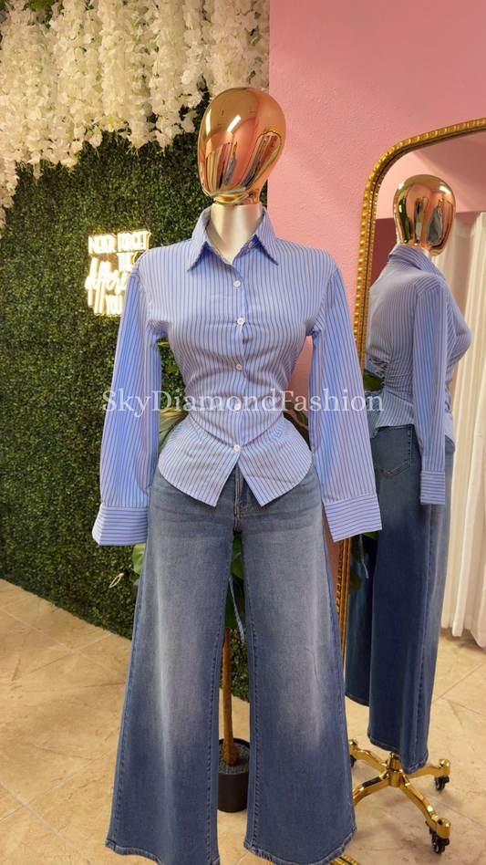Classy busy top